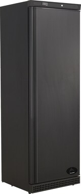 thumbnail of Gastro Tiefkühlschrank Lagertiefkühlschrank schwarz 1 Tür -18/-22°C 340L