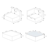 thumbnail of Poly-Rattan-Garnitur HWC-D24, Garten-/Lounge-Set Sofa ~ grau, Polster creme