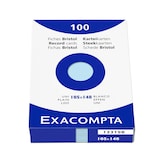 thumbnail of Exacompta 13319B 20x Karteikarten blanko DIN A6 100 St - mit Faltschachtel - Azurblau