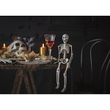 thumbnail of Deko Skelett 40cm Kunststoff - Gruselige Hängedekoration Skelettfigur Partydeko Halloween Party Gruselparty Spukhaus Skelettdekoration Hängefigur Weiß