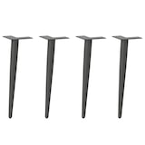 thumbnail of vidaXL Couchtischbeine Konische Form 4 Stk. Anthrazit 42-43 cm Stahl
