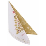 thumbnail of Airlaid Serviette Weihnachten Ilex in Gold , 40 x 40 cm, 50 Stück - APARTina