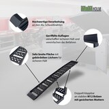 thumbnail of TRUTZHOLM 1 x Auffahrrampe 2-fach klappbar 199cm Traglast 340 kg Alu schwarz geriffelt/ gelocht Rampe Verladerampe