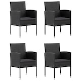 thumbnail of Helloshop26 - Juego de comedor de jardín exterior negro de 5 piezas 02_0013862