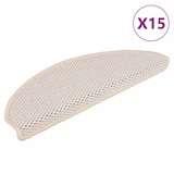 thumbnail of vidaXL Treppenmatten Selbstklebend Sisal-Look 15 Stk. 65x21x4 Berber