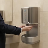 thumbnail of Secador de Manos Global-Aqua S-5600 TURBO II – 90 m/s Alta Velocidad, 1100W, Compacto, Aire Caliente/Frío, Sensor Automático, Bandeja Antigoteo