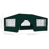 thumbnail of vidaXL Partytent met zijwanden professioneel 90 g/m² 4x6 m groen