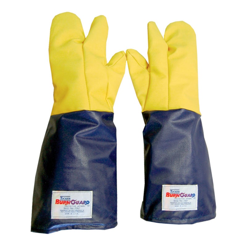 TUCKER - TK57782 - Coppia di guanti da forno Quickclean® per alte temperature con Kevlar® a 3 dita - 45 cm