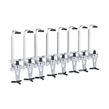 thumbnail of Relaxdays Barbutler Wand, Portonierer für 8 Flaschen, Profi Portionierer 3 cl, Bar Accessoire, HBT: 73x36x11 cm, silber