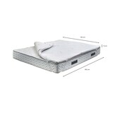 thumbnail of Dmora Viereckiger und halber Topper Perseo, Matratze zur Verbesserung der Körperhaltung, Memory Foam Topper, 100 % Made in Italy, 120x200x5 cm