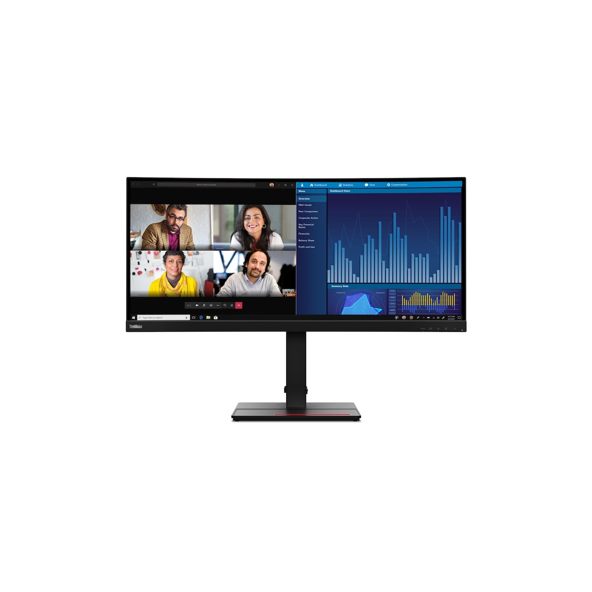 TFT Lenovo ThinkVision P34w-20 86.7 cm (34.14")LED,2xHDMI,2xDisplayPort,USB-C,SP