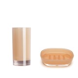 thumbnail of Excelsa portasapone e bicchiere bagno Spa plastica crema