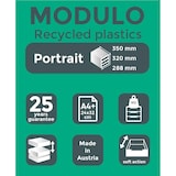 thumbnail of EXACOMPTA Cassettiera Modulo 304714D, sistema modulare a 10 cassetti aperti A4, box PS monoblocco, (PxlxAlt) 35x28,8x32 cm, gamma ECOBlack, nero