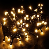 thumbnail of LED Lichterkette für Außen warmweiß Kabel grün 120 LED's