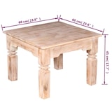thumbnail of vidaXL Couchtisch Akazienholz 60x60x45 cm