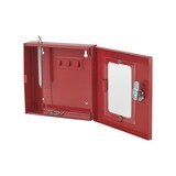 thumbnail of Boite à clés vitrée murale, acier, vitre interchangeable, 170x175x55mm, 2 clés, rouge - THIRARD