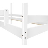 thumbnail of Weißes Himmelbett m Himmel u Fallschutz Kinderbett Hausbett 90x200 Massivholz Einzelbett weiteres Zubehör wählbar V-60.58-09W  ohne Zubehör