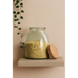 thumbnail of Vorratsglas aus Glas mit Korkdeckel – 1 Liter – transparent
