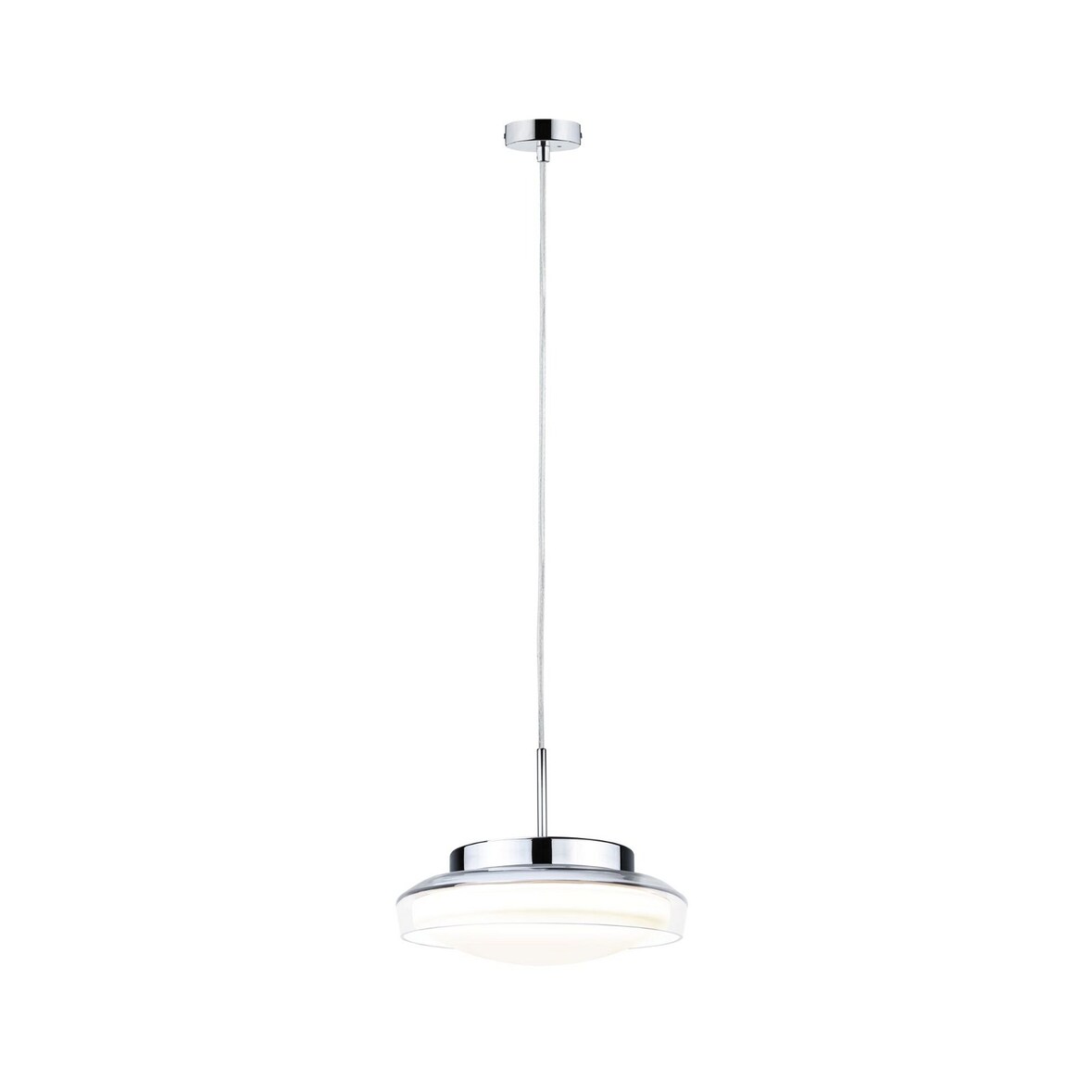 Paulmann Selection Bathroom Luminaire en suspension LED Luena IP44  3000K 600lm 11,5W Verre#Chrome 71080