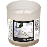 thumbnail of PAPSTAR, Geurkaars in glas "Flavour by GALA" Ø 70 mm · 77 mm wit - Fresh Linen "Indro"