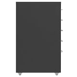 thumbnail of vidaXL Aktenschrank mit Rollen Anthrazit 28x41x69 cm Metall