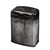 thumbnail of Fellowes Distruggidocumenti a frammento M-7CM, 7 fogli, per uso personale, con blocco di sicurezza, cestino da 13 litri, sicurezza P-4, nero, 4701801