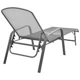 thumbnail of vidaXL Ligbedden 2 stuks met tafel staal antraciet