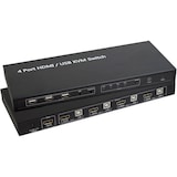 thumbnail of SpeaKa Professional 4 Port KVM-Umschalter HDMI USB 1920 x 1080 Pixel, 3840 x 2160 Pixel SP-4000672