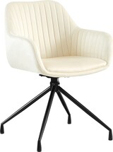 thumbnail of CHEFGASTRO Esszimmerstuhl LEXINGTON Samt HxBxT 81x58x58cm Creme Küchenstuhl