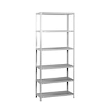 thumbnail of SimonRack Metallregal mit Schrauben 2000x1000x300 mm, 6 Böden, 100 kg Biegepunkt, Grau - Comfort