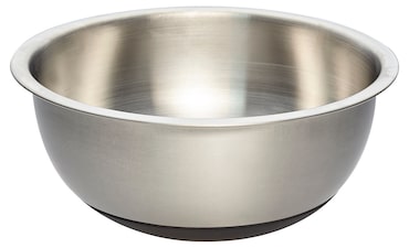 Tarrington House Ciotola per impastare, acciaio inox, Ø 28 cm, 4.5 L, con base in silicone antiscivolo, impilabile