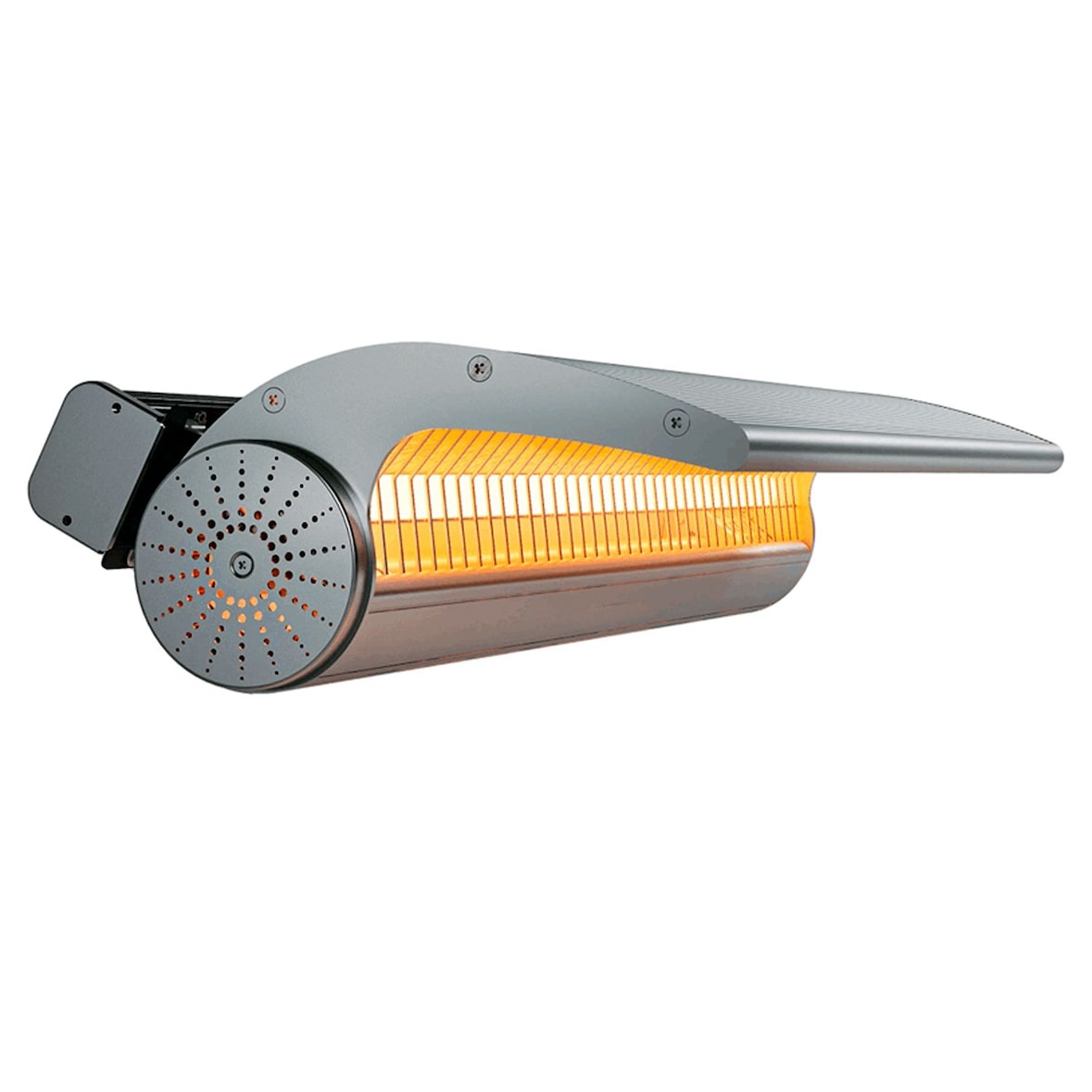 MPC ESTEPONA 2000W Chauffage Réflecteur avec Télécommande, Excellent Diffuseur de Chaleur mural, Protégé contre les Jets d'Eau IP65.