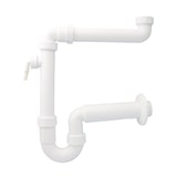 thumbnail of PP-Raumspar-Kugelverschluss-Siphon 1¼` und 1½` mit Geräteanschluss DN 50