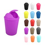 thumbnail of MSV Kosmetikeimer Abfalleimer Schwingdeckeleimer 5,5 Liter Kunststoff Lila