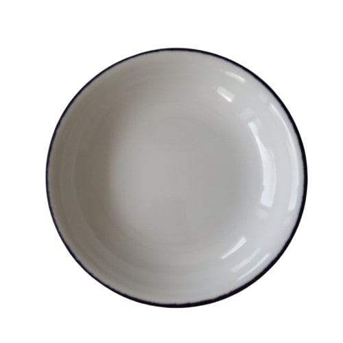 Prato fundo 20 cm BORDÃO AZUL Conjunto de 12 unidades