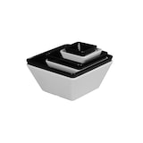 thumbnail of METRO PROFESSIONAL Schüssel, Melamin, 7 x 7 cm, quadratisch, schwarz, 6 Stück