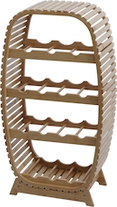 Bamboe Wijnrek Met 2 Niveaus En Wijnflessenhouder Flessenhouder Voor De Keuken En Houten Wijnflessenrek