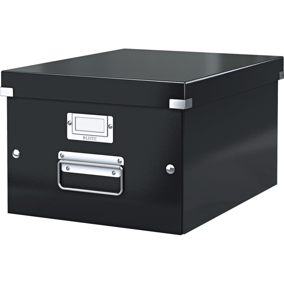 Ablagebox Click & Store A4 schwarz Packung mit 6 Stück