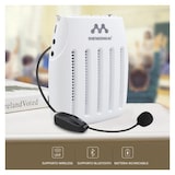 thumbnail of Amplificador de voz portátil inalámbrico altavoz recargable con Bluetooth, radio FM y micrófono