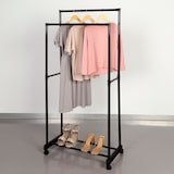 thumbnail of Max Home Burro ropa doble con ruedas y zapatero 75x40x157 cm