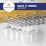 thumbnail of Louis Tellier - Rack de copas cromado -  fijación mixta atrás o arriba -  NC018D.