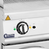 thumbnail of Royal Catering Fry top elettrico doppio - 10,8 kW - Rigato - Mobiletto -