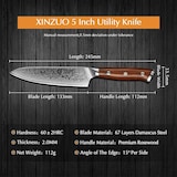 thumbnail of XinZuo - Damascus Groentemes - B13R Yu series