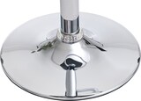 thumbnail of Décoshop26 - Set aus 2 weißen Barhockern aus Kunststoff mit verchromten Metallbeinen drehbar und höhenverstellbar TDB10307