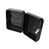 thumbnail of Armoire à clés avec serrure cylindrique, 20 crochets, avec 2 clés, noir