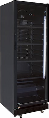 thumbnail of Getränkekühlschrank Gewerbekühlschrank 230l 1 Glastür 530x635x1442mm schwarz