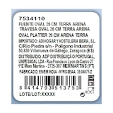 thumbnail of Ariane Terra Travessa Oval Porcelana 26Cm