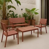 thumbnail of Now's Home - Salon de jardin en polypropylène couleur brique patio