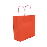 thumbnail of MONOUSO - Bolsa Papel Roja con Asas 90g/m² 22+10x27cm (25 Uds)
