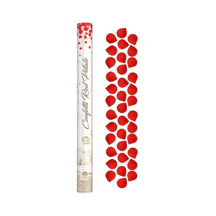 Rosenblätter Konfettikanone Party Shooter Hochzeit rosa weiß rot Konfetti Kanone Geburtstag Deko Set